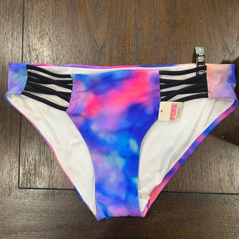 Tie dye bathing suit bottom